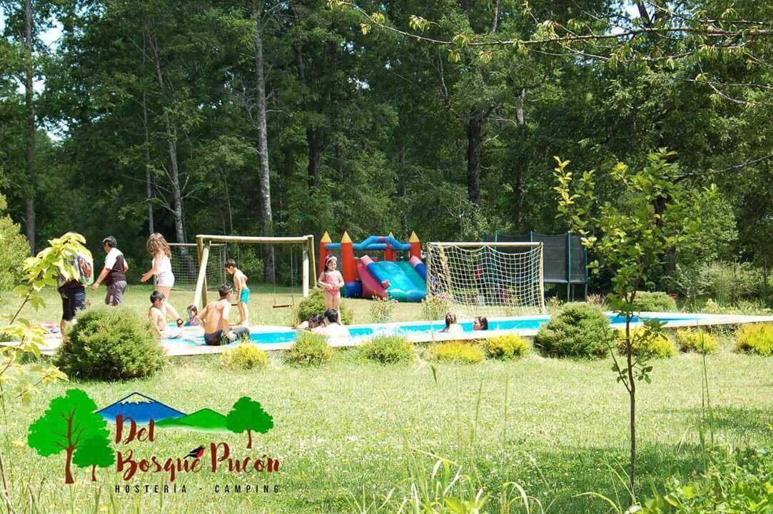 Hosteria Y Camping Del Bosque ปูกอน ภายนอก รูปภาพ